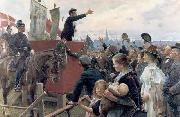 Erik Henningsen En agitator china oil painting reproduction